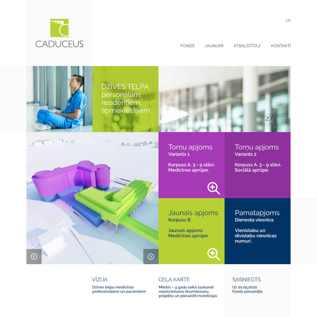 Caduceus Hospitals Developer website