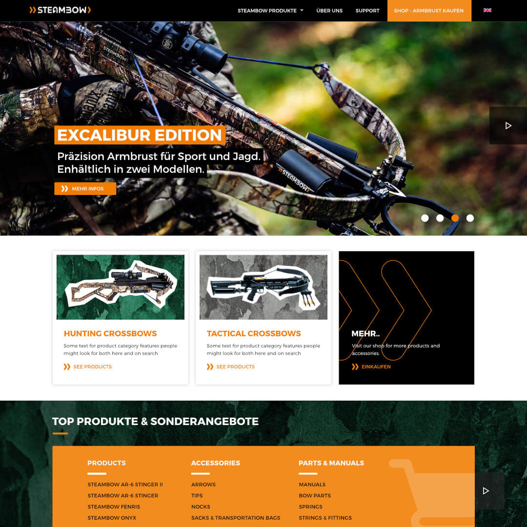 Crossbow eCommerce site